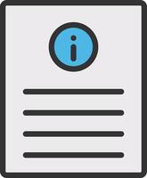 Information icon image. Suitable for mobile apps, web apps and print media. vector