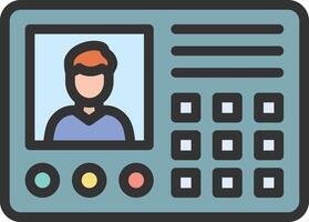 Intercom icon image. Suitable for mobile apps, web apps and print media. vector