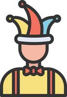 Joker icon image. Suitable for mobile apps, web apps and print media. vector