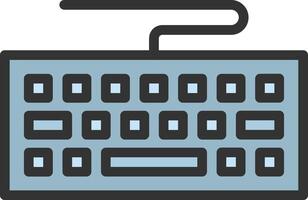 Keyboard icon image. Suitable for mobile apps, web apps and print media. vector