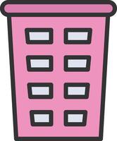 Laundry Basket icon image. Suitable for mobile apps, web apps and print media. vector