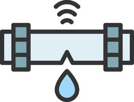 Leak Detector icon image. Suitable for mobile apps, web apps and print media. vector