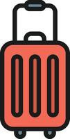 Luggage icon image. Suitable for mobile apps, web apps and print media. vector