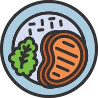 Meal icon image. Suitable for mobile apps, web apps and print media. vector