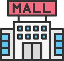 Mall icon image. Suitable for mobile apps, web apps and print media. vector