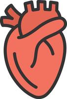 Medical Heart icon image. Suitable for mobile apps, web apps and print media. vector
