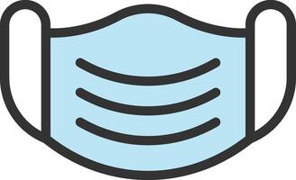 Medical Mask icon image. Suitable for mobile apps, web apps and print media. vector