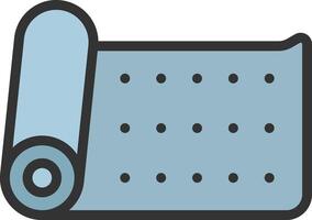 Mat icon image. Suitable for mobile apps, web apps and print media. vector
