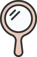 Mirror icon image. Suitable for mobile apps, web apps and print media. vector