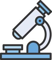 Microscope icon image. Suitable for mobile apps, web apps and print media. vector
