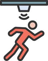 Motion Sensor icon image. Suitable for mobile apps, web apps and print media. vector