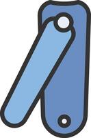Nail Clipper icon image. Suitable for mobile apps, web apps and print media. vector