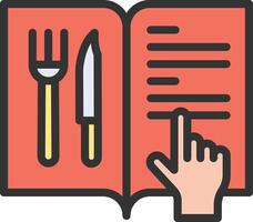 Order Food icon image. Suitable for mobile apps, web apps and print media. vector