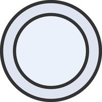 plato icono imagen. adecuado para móvil aplicaciones, web aplicaciones y impresión medios de comunicación. vector