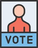Poster icon image. Suitable for mobile apps, web apps and print media. vector