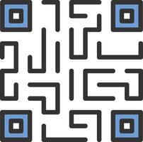 Qr Code icon image. Suitable for mobile apps, web apps and print media. vector