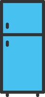 Refrigerator icon image. Suitable for mobile apps, web apps and print media. vector