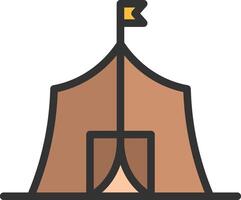 Refugee Camp icon image. Suitable for mobile apps, web apps and print media. vector