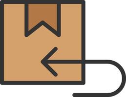 Return icon image. Suitable for mobile apps, web apps and print media. vector