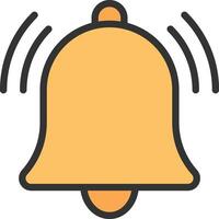 Ring Bell icon image. Suitable for mobile apps, web apps and print media. vector