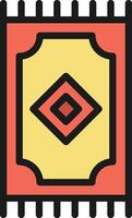Rug icon image. Suitable for mobile apps, web apps and print media. vector