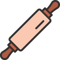 Rolling Pin icon image. Suitable for mobile apps, web apps and print media. vector