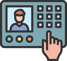 Security System icon image. Suitable for mobile apps, web apps and print media. vector