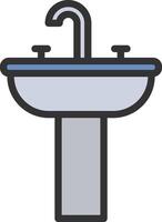 Sink icon image. Suitable for mobile apps, web apps and print media. vector