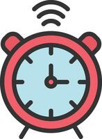 Smart Clock icon image. Suitable for mobile apps, web apps and print media. vector