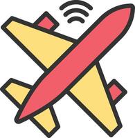 Smart Flight icon image. Suitable for mobile apps, web apps and print media. vector