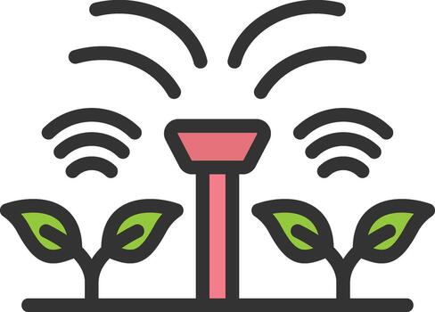 Smart Farm icon image. Suitable for mobile apps, web apps and print media. vector