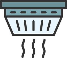 Smoke Detector icon image. Suitable for mobile apps, web apps and print media. vector