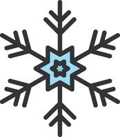 Snowflake icon image. Suitable for mobile apps, web apps and print media. vector