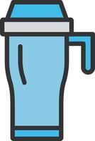 Thermos icon image. Suitable for mobile apps, web apps and print media. vector