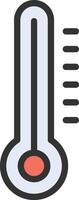 Thermometer icon image. Suitable for mobile apps, web apps and print media. vector