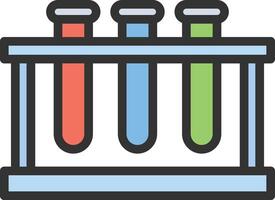 Test Tubes icon image. Suitable for mobile apps, web apps and print media. vector