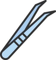 Tweezers icon image. Suitable for mobile apps, web apps and print media. vector