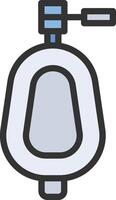 Urinal icon image. Suitable for mobile apps, web apps and print media. vector