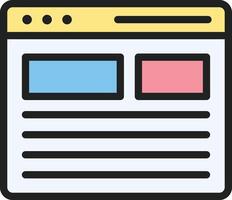 Vision icon image. Suitable for mobile apps, web apps and print media. vector