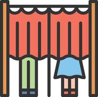 Voting Booth icon image. Suitable for mobile apps, web apps and print media. vector