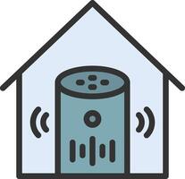 Voice Assistant icon image. Suitable for mobile apps, web apps and print media. vector