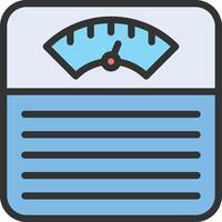 Weighing Machine icon image. Suitable for mobile apps, web apps and print media. vector