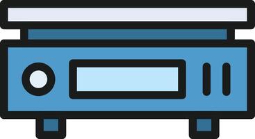 Weighing Scale icon image. Suitable for mobile apps, web apps and print media. vector