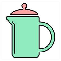 Jug and drink icon concept vector