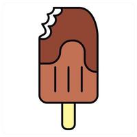 Ice Cream and sweet icon concept vector