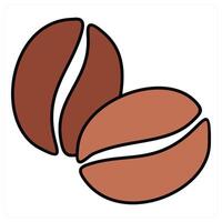 Coffee Bean and bean icon concept vector