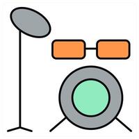 Band and music icon concept vector