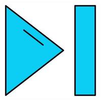 Back and back button icon concept vector