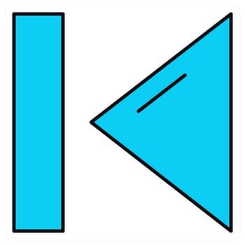 espalda y espalda botón icono concepto vector