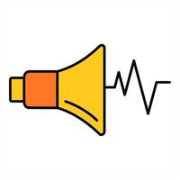 Volume and panel icon concept vector